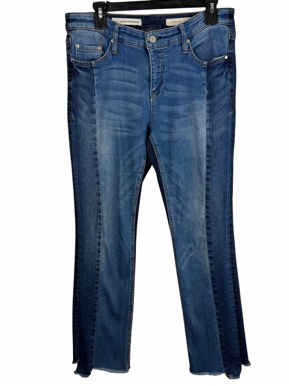 Pilcro | Parellel Multi Wash Step Raw Hem Straight Jeans
